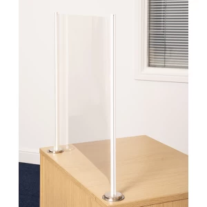 Desk Divider Vinyl Mini Shield Protection with Magnetic Disks