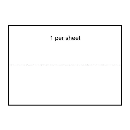 A3 Label White Permanent 420x297mm Single Backsplit (100 Sheets)