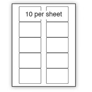 A4 Label White Permanent 70x52mm Diskette (L7666) 10 per sheet (100 sheets)
