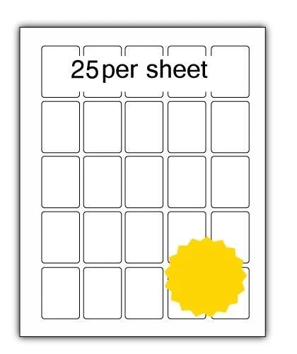A4 Coloured Labels 37x51mm 25 per sheet (200 Sheets) - Image 4