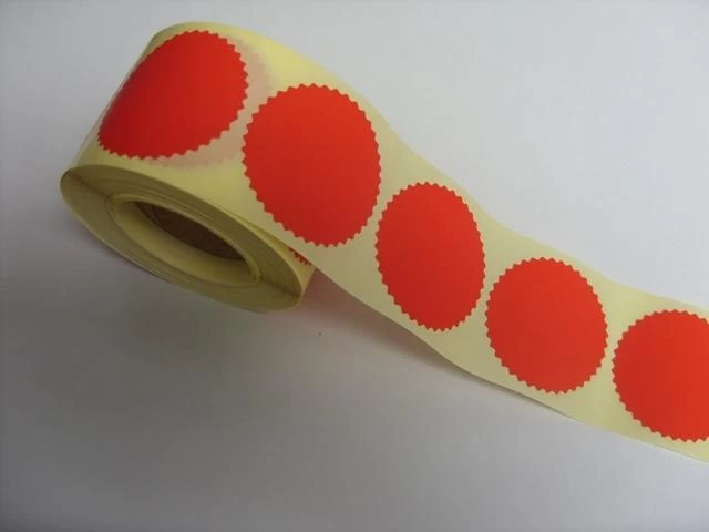 COMPANY SEALS 50mm Diameter Wavy Edge (Gold/Silver/Red) - Image 3
